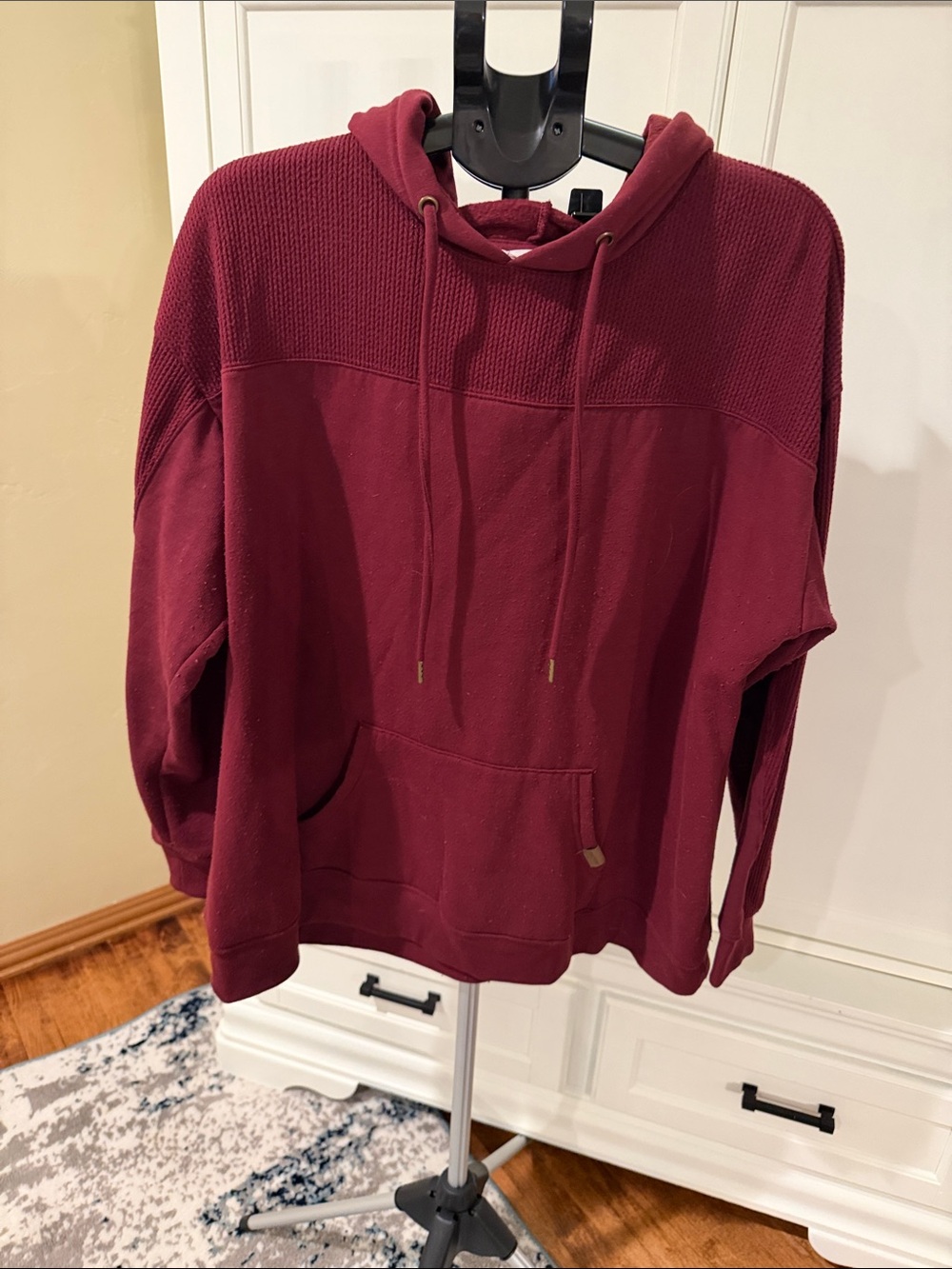 Maurices Wine-Red Pullover Hoodie (88)